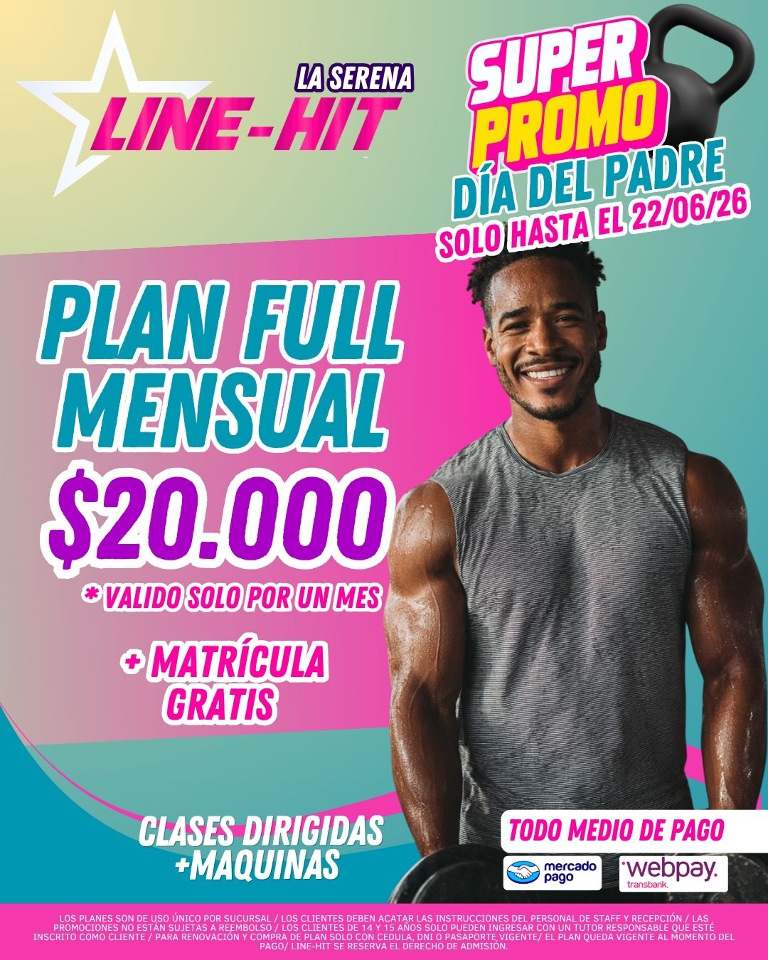 PROMO PLAN FULL MENSUAL+MATRICULA GRATIS ( Sede La Serena)