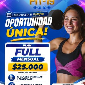 PLAN FULL MENSUAL+MATRICULA GRATIS * Promoción